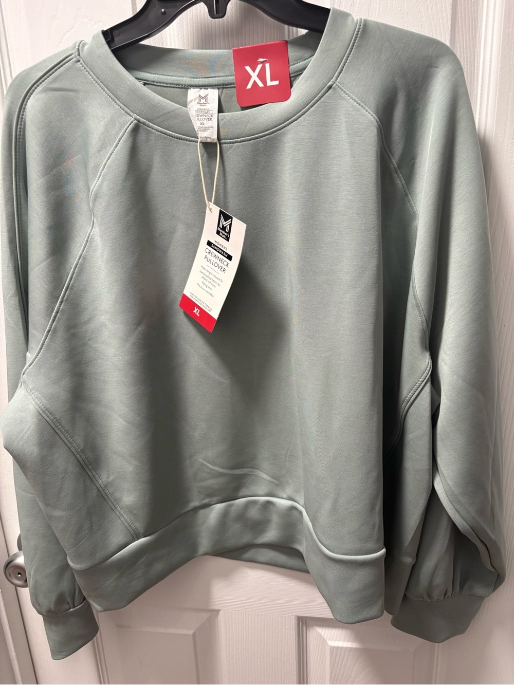 Relaxed Sage Green Crewneck Sweatshirt